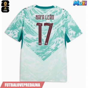 Lacne Muži Futbalové dres Portugalsko Rafael Leao #17 MS 2026 Krátky Rukáv - Preč